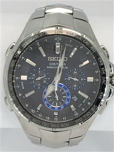 Seiko Chronograph Coutura Radio Sync Solar 8B92 AOMS H4 40mm Watch